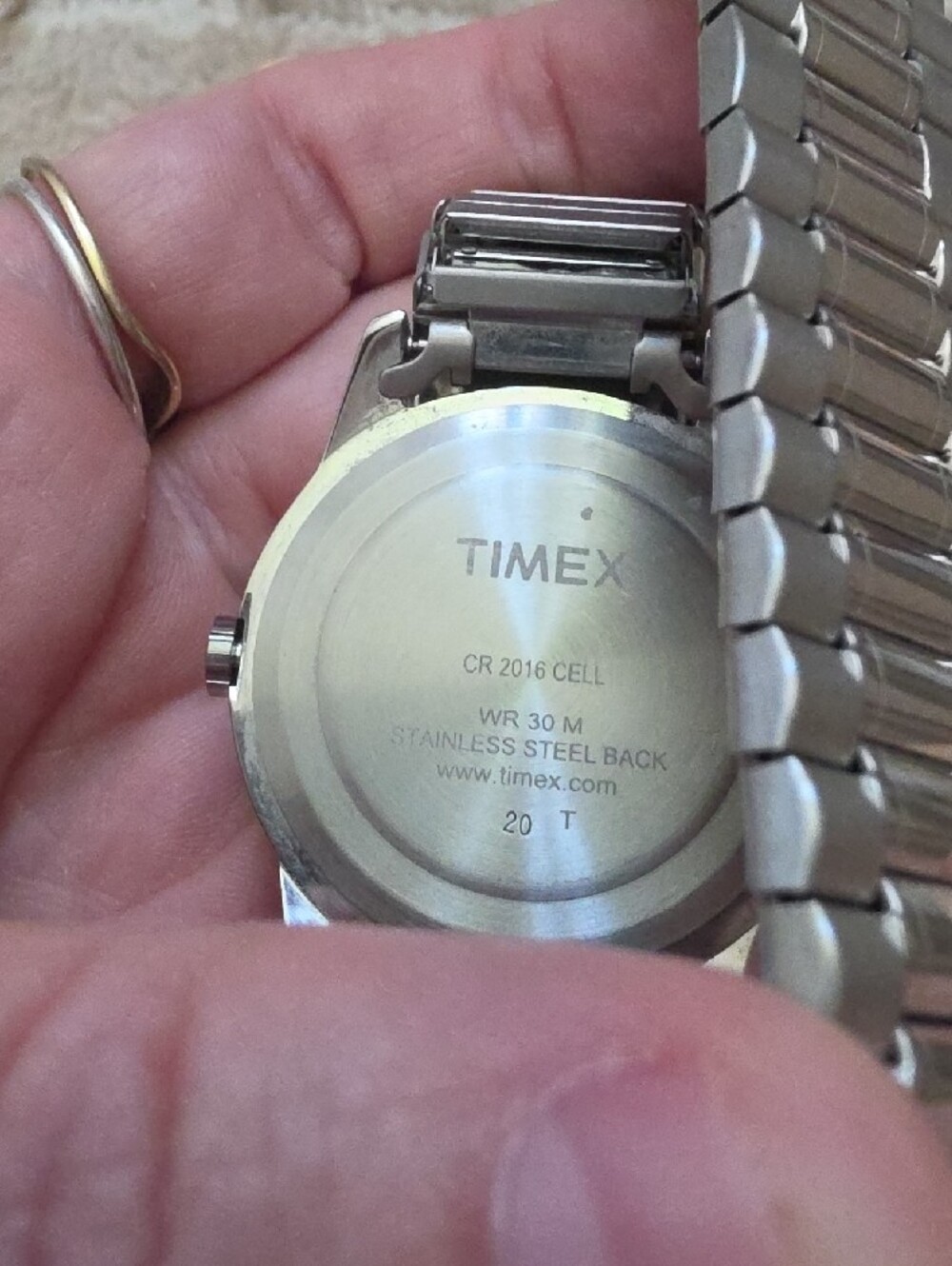 Timex Silver Stainless Steel Watch with Blue Dial - Picture 4 of 6